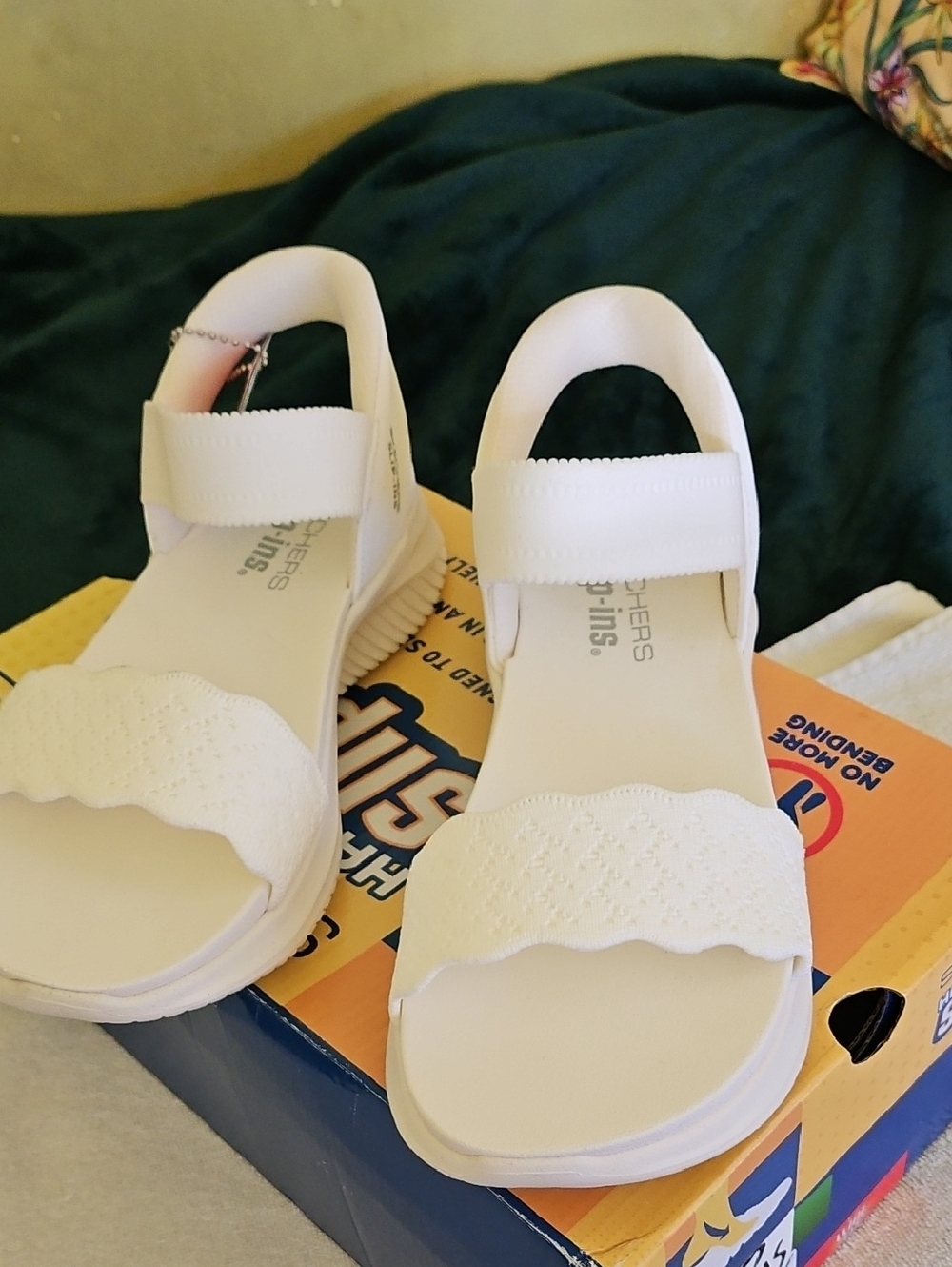 Women's White Comfort Sandals